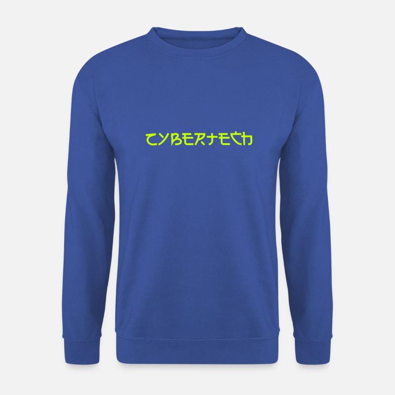 Neonyello cybertech - Unisex Pullover - Royalblau