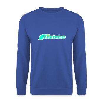 ultimate frisbee türkis - Unisex Pullover - Royalblau - Vorne - Alina (178cm) & Michal (187cm)