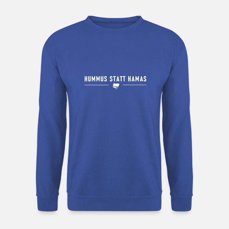 HUMMUS statt HAMA s - Unisex Pullover - Royalblau