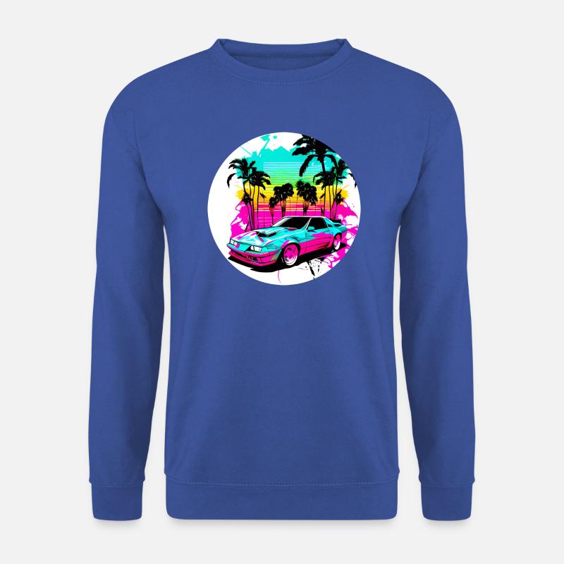 Miami Car 1 - Unisex Sweatshirt - royal blue