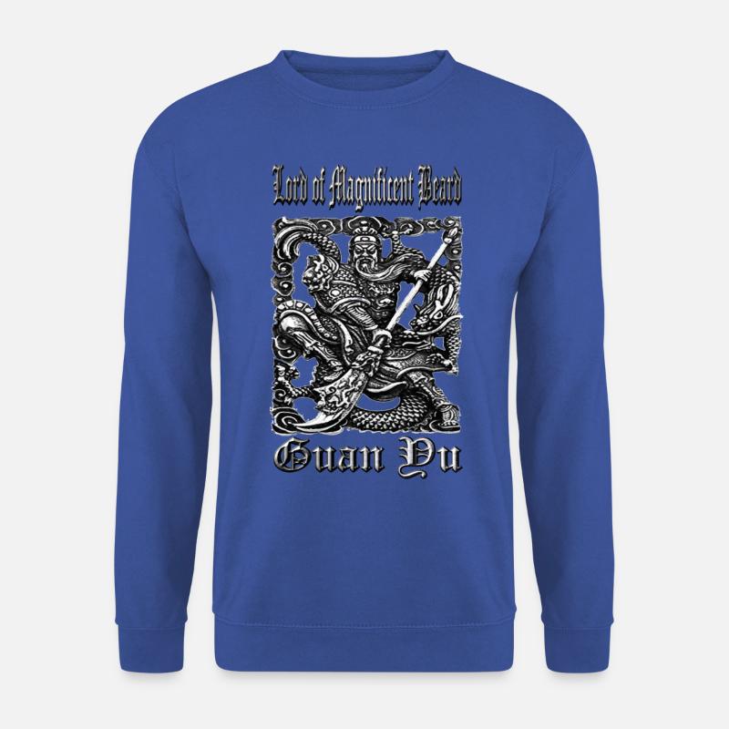 guan yu - Unisex Pullover - Royalblau