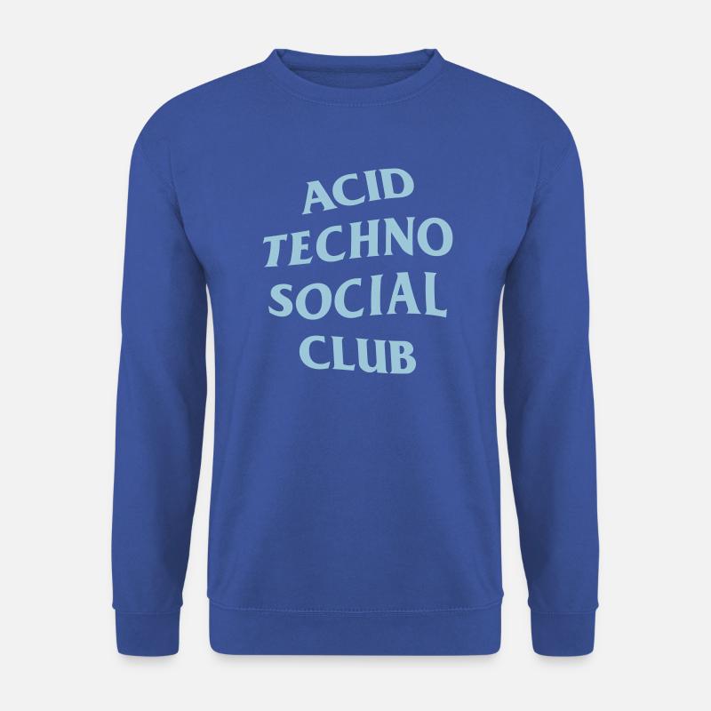 Säure Techno Social Club - Unisex Pullover - Royalblau