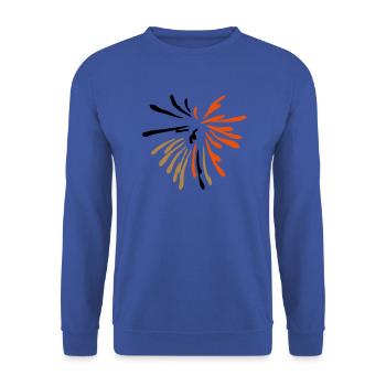 musical fireworks - Unisex Sweatshirt - royal blue - Front - Alina (178cm) & Michal (187cm)