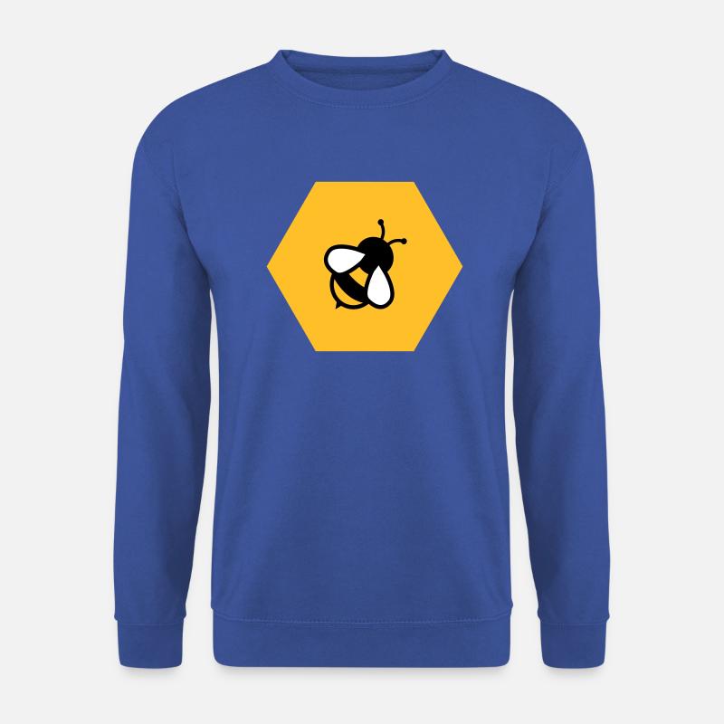Biene Wabe - Unisex Pullover - Royalblau