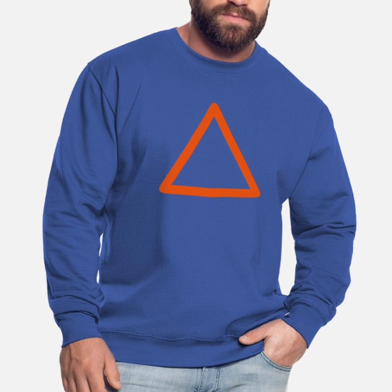 empty triangle panel add text Unisex Sweatshirt