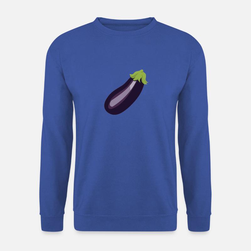 Aubergine - Unisex Pullover - Royalblau