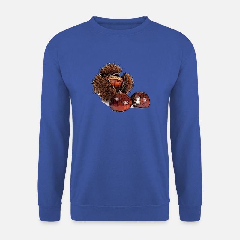 Maronen Esskastanie - Unisex Pullover - Royalblau