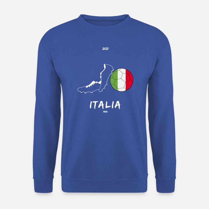 Italien, Fußball - Unisex Pullover - Royalblau