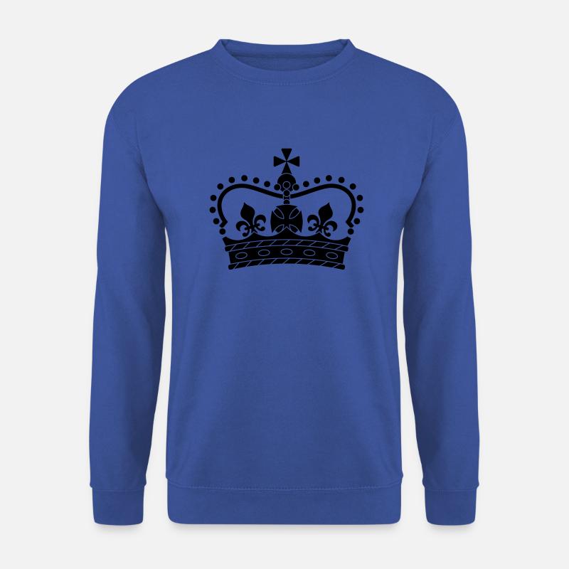 Crown. symbol, Shape, Cool - Unisex Sweatshirt - royal blue
