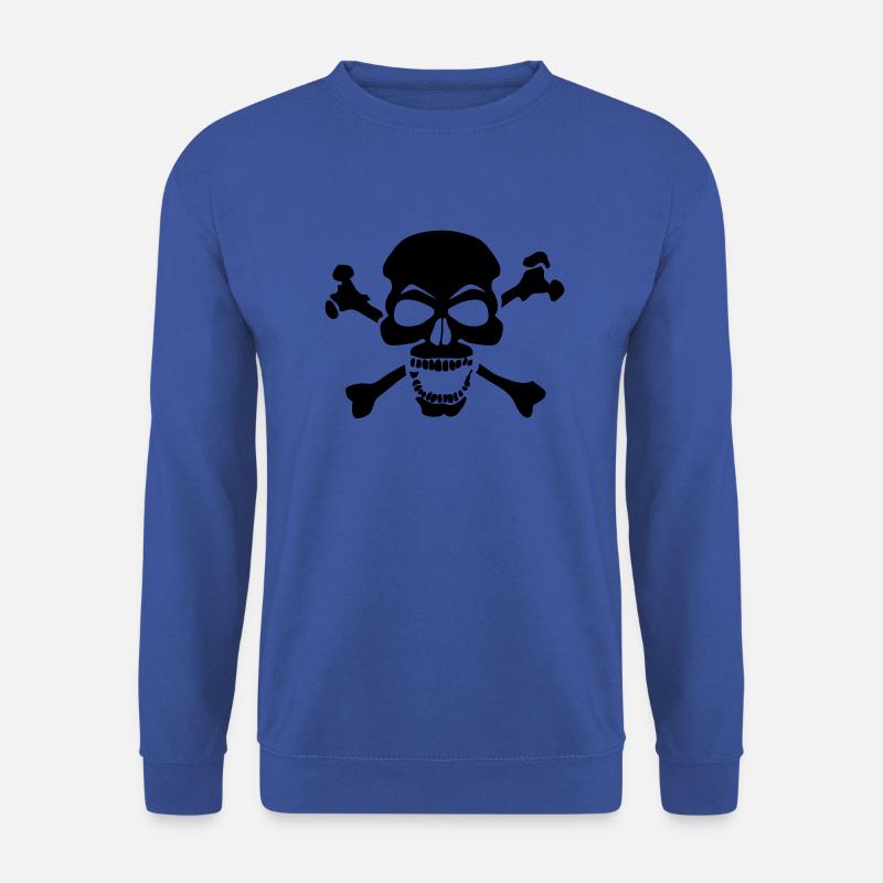 Piratenkopf des Todes 3 - Unisex Pullover - Royalblau