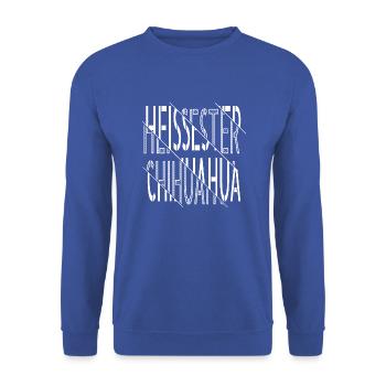 hundefreund hunderasse dogge weihnachten hund - Unisex Pullover - Royalblau - Vorne - Alina (178cm) & Michal (187cm)
