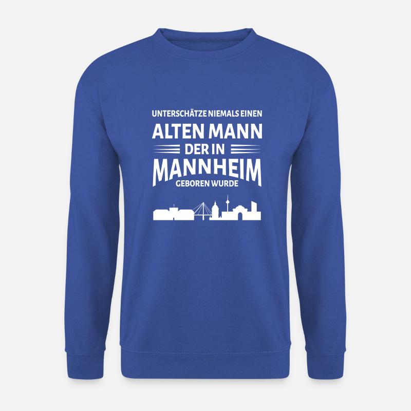 Mannheim Monnem Mannheimat - Unisex Pullover - Royalblau