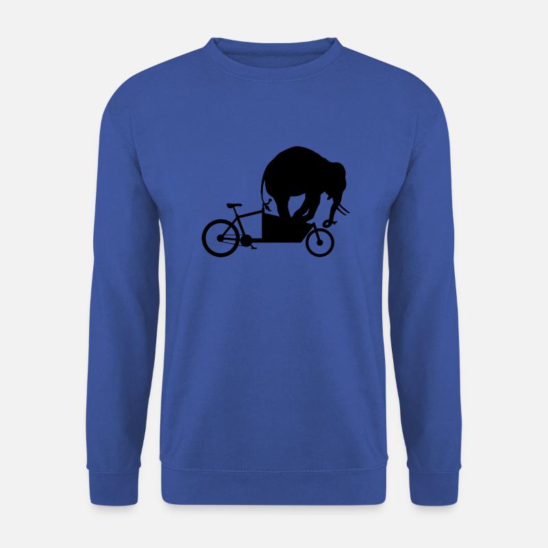 Cargo wheel elephant - Unisex Sweatshirt - royal blue
