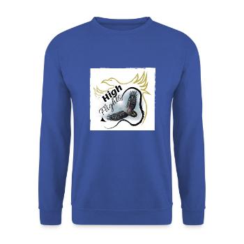 Proud eagle eagle in the sky - Unisex Sweatshirt - royal blue - Front - Alina (178cm) & Michal (187cm)