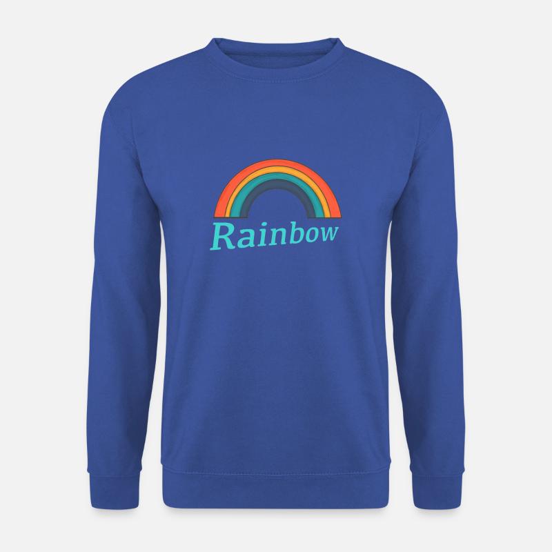 Regen Bogen logo - Unisex Pullover - Royalblau
