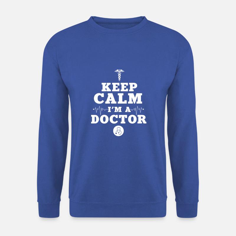 Doktor Keep Calm I'm a doctor - Unisex Pullover - Royalblau