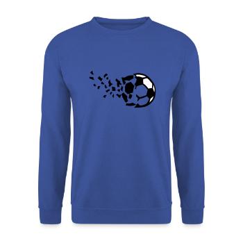 explosion balloon soccer destructurer destruct - Unisex Sweatshirt - royal blue - Front - Alina (178cm) & Michal (187cm)