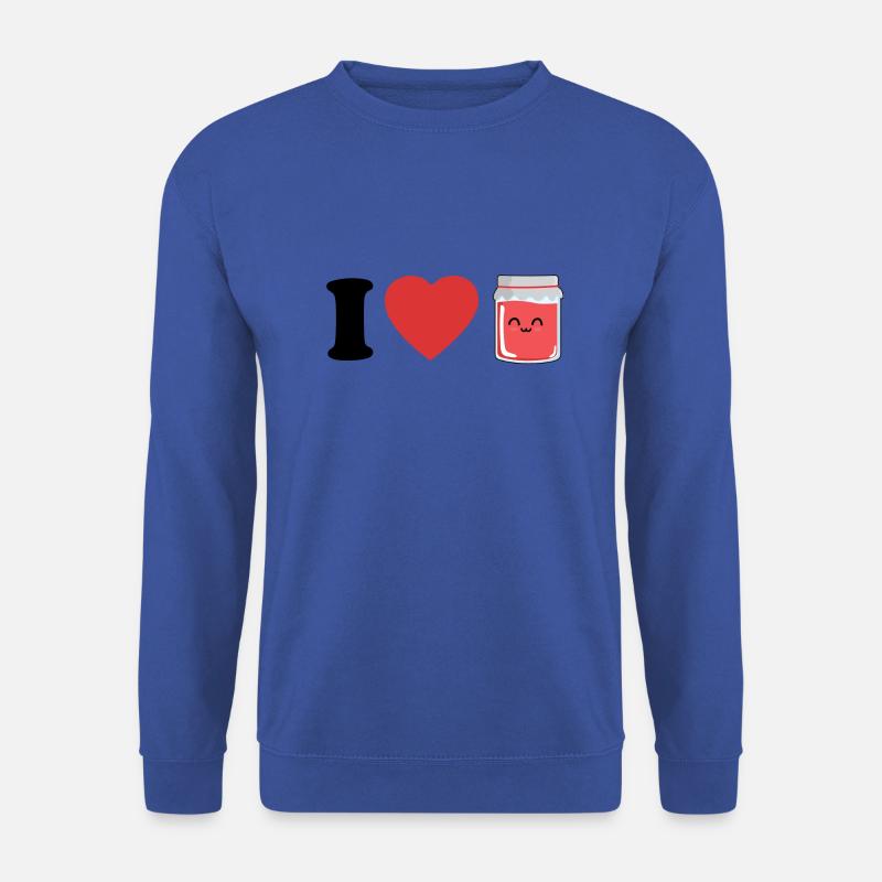 Ich liebe Marmelade - Unisex Pullover - Royalblau