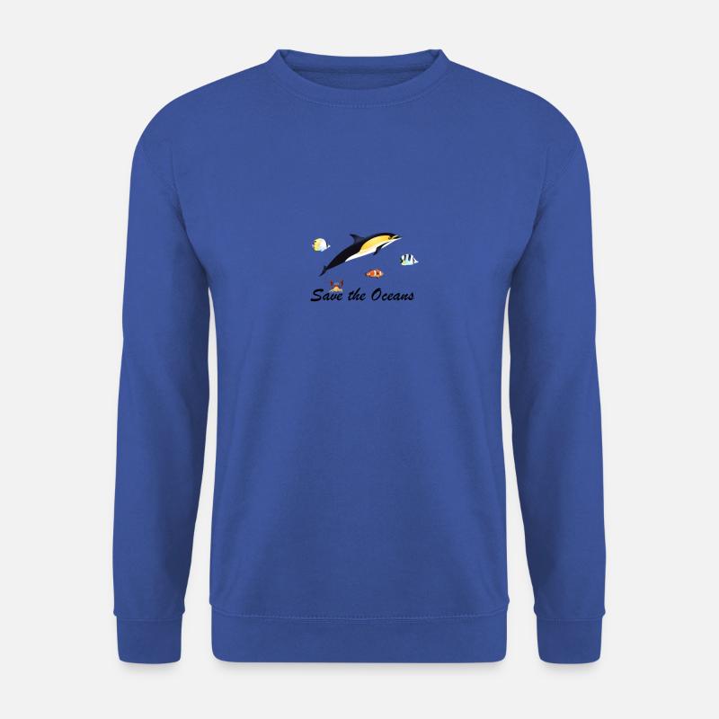 Save the Oceans - Unisex Pullover - Royalblau