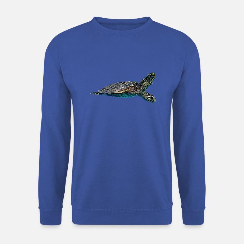 Sea Turtle Meeeresschildkröte - Unisex Pullover - Royalblau