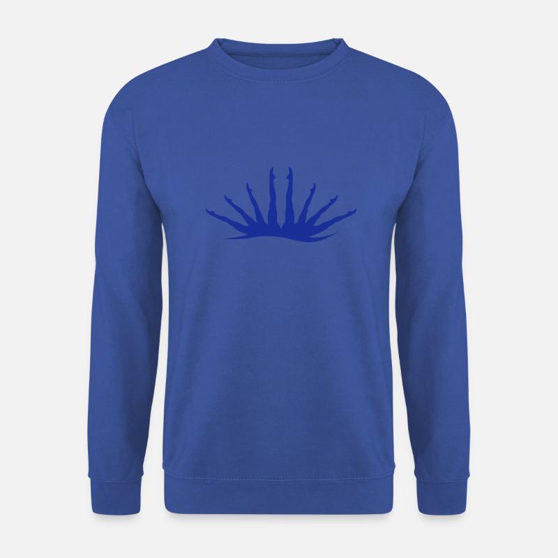 Schwimmen synchronisiertes Logo - Unisex Pullover - Royalblau