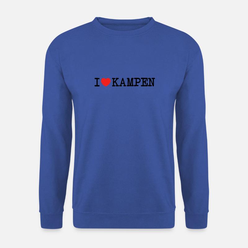 I love Kampen Sylt Ich liebe Lieblingsort Insel - Unisex Pullover - Royalblau