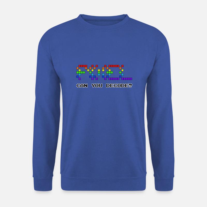 Can you decode? - Unisex Sweatshirt - royal blue
