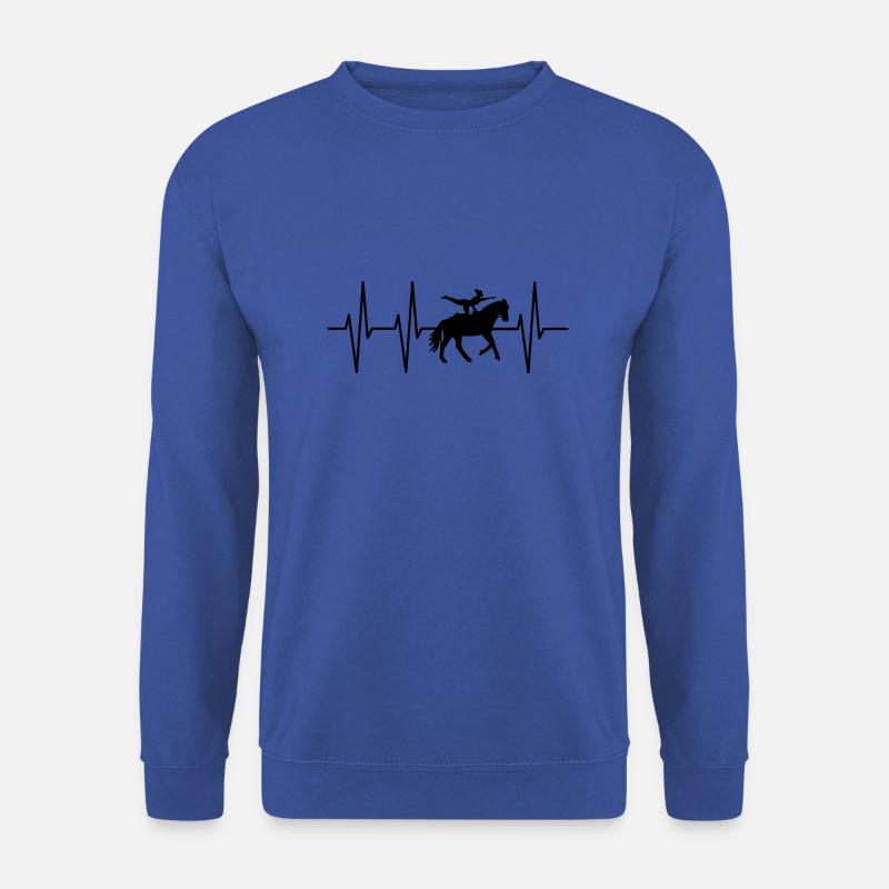 Herzschlag Voltigieren - Volti - Pferd - Unisex Pullover - Royalblau