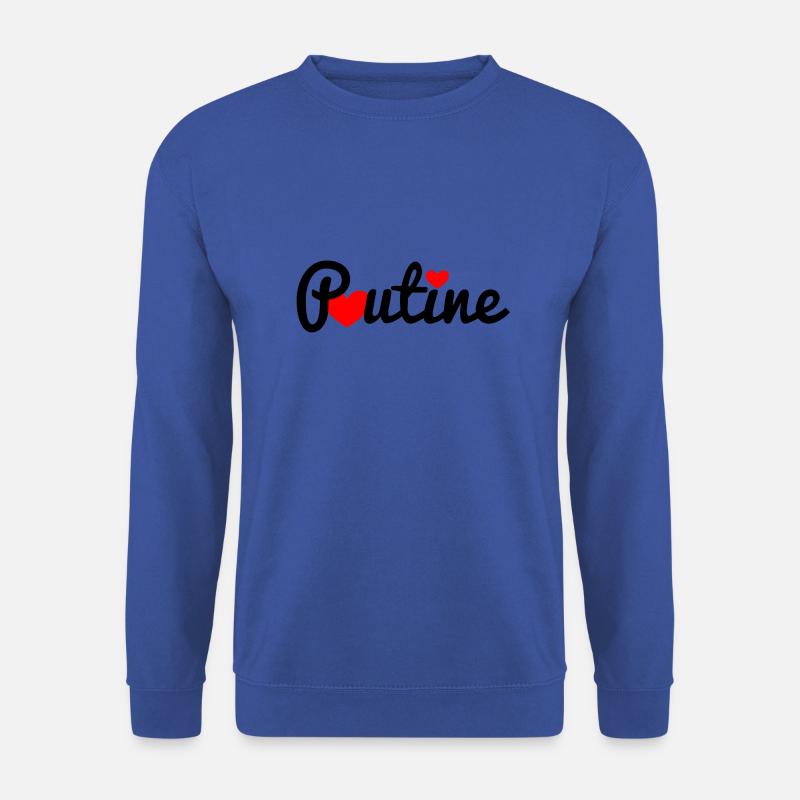 Poutine - Unisex Pullover - Royalblau
