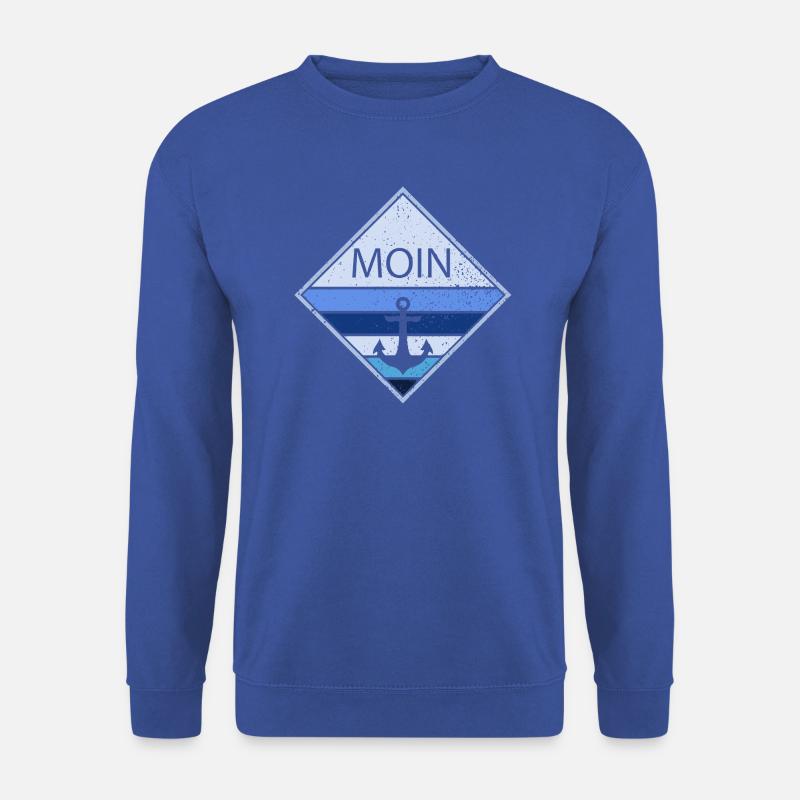 moin blau - Unisex Pullover - Royalblau