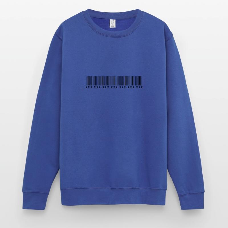 Code à barres - Code barres - Rayures - Codes Sweat-shirt Unisexe