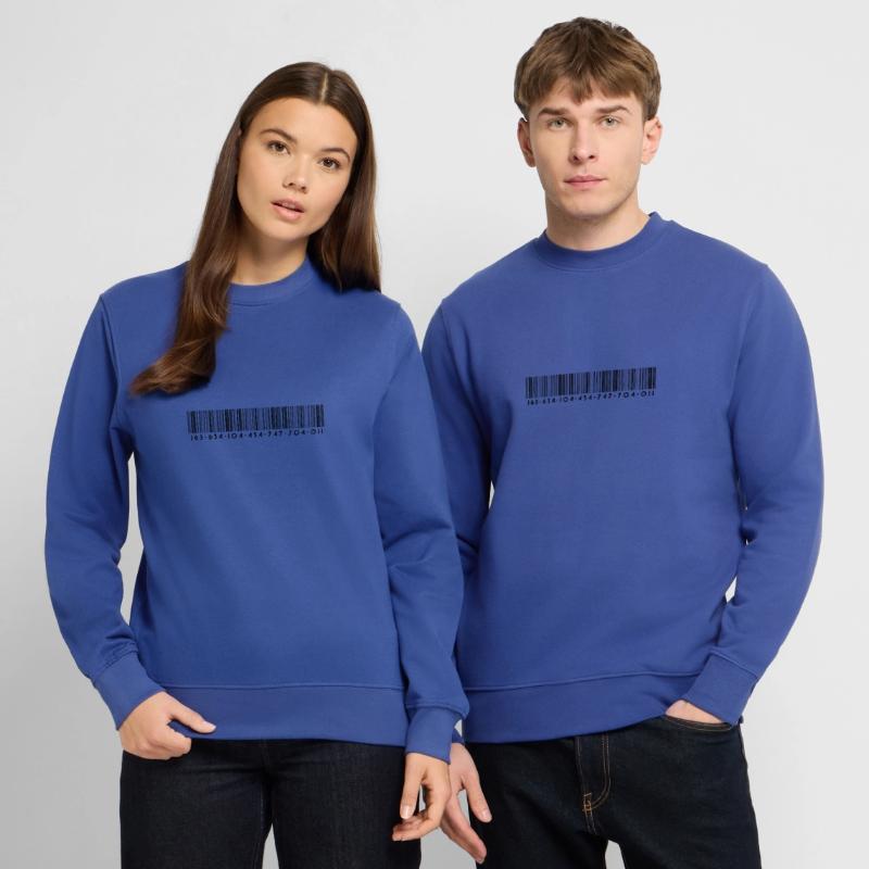 Barcode bar code strip codes Unisex Sweatshirt