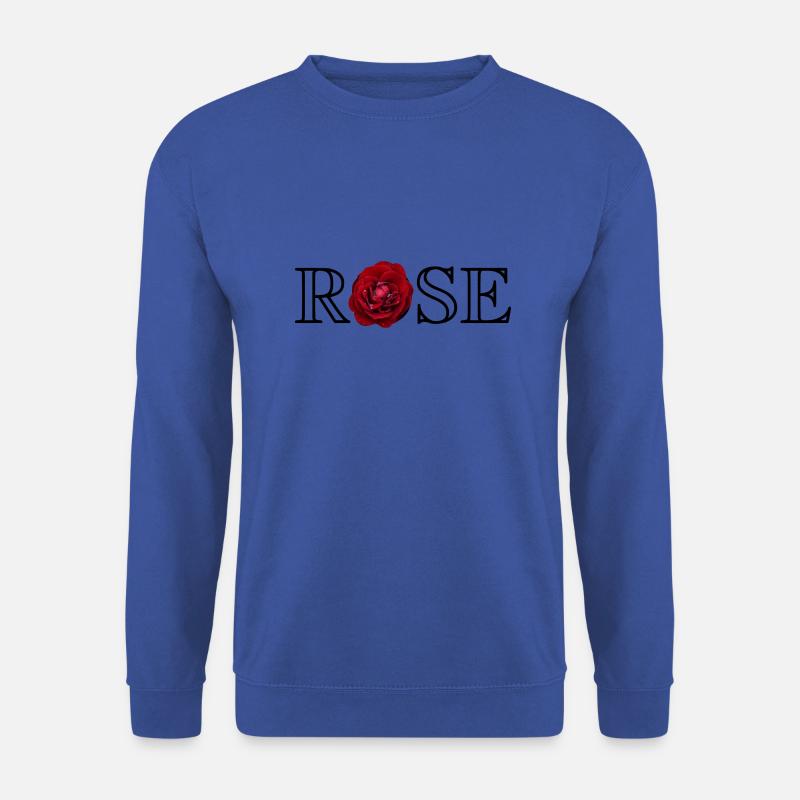 rose - Unisex Pullover - Royalblau