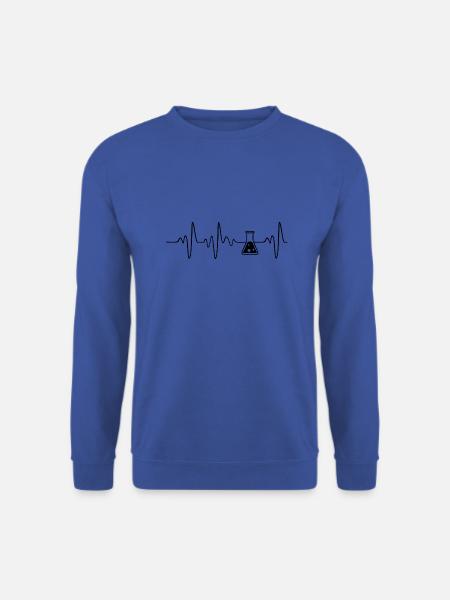 Chemist Shirt · ECG from chemists · Job Gift - Unisex Sweatshirt - royal blue