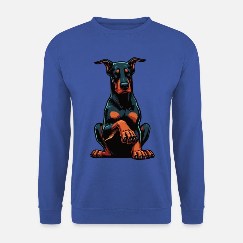 Dobermann Dobermannbesitzer Dobermannliebhaber - Unisex Pullover - Royalblau