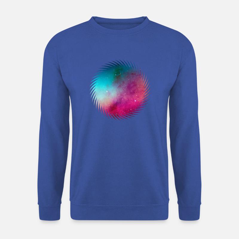 Abstrakte Galaxie - Unisex Pullover - Royalblau