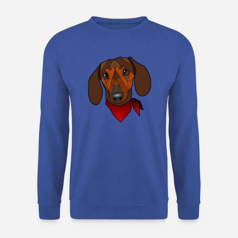Dackel - Leo - Unisex Pullover - Royalblau