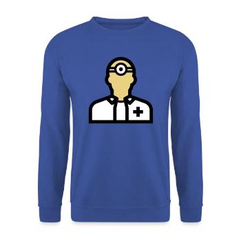 Nursing staff, nurse, carer, doctor, - Unisex Sweatshirt - royal blue - Front - Alina (178cm) & Michal (187cm)
