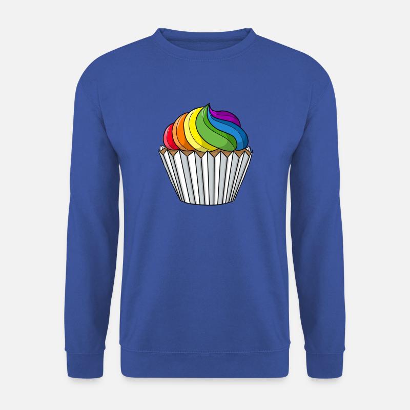 Gay Pride Cupcake - Unisex Pullover - Royalblau
