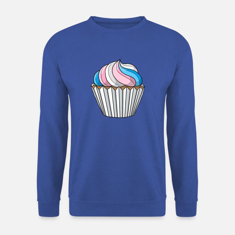 Transgender Pride Cupcake - Unisex Pullover - Royalblau