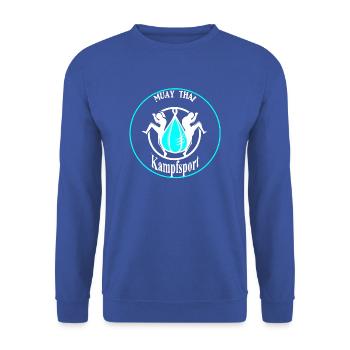 martial Arts - Unisex Sweatshirt - royal blue - Front - Alina (178cm) & Michal (187cm)