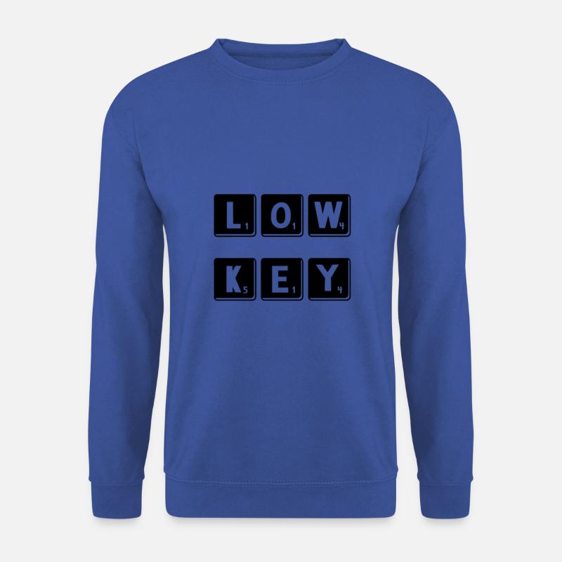 Low key - Unisex Pullover - Royalblau