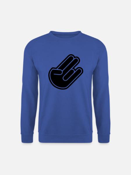 Shocker hand present - Unisex Sweatshirt - royal blue