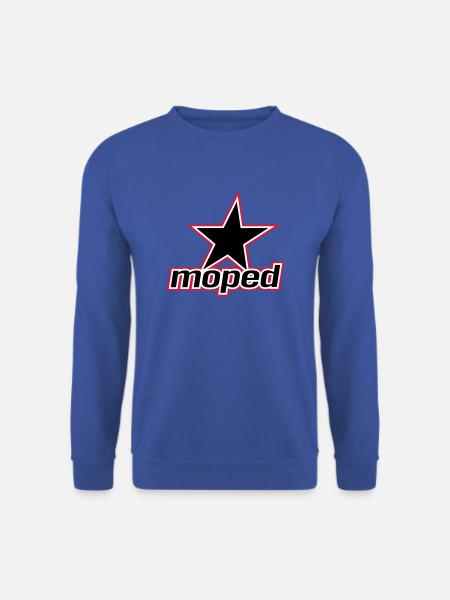 Moped Star (3c) - Unisex Sweatshirt - royal blue