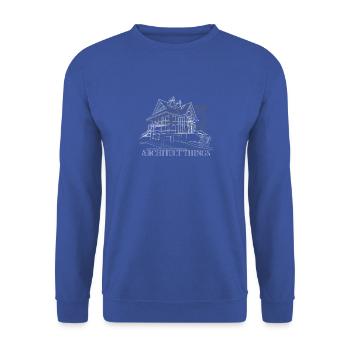 Vintage Architect Architecture - Architecture - Unisex Sweatshirt - royal blue - Front - Alina (178cm) & Michal (187cm)