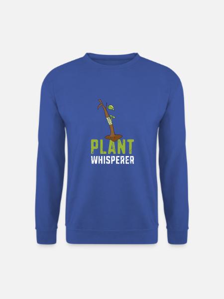 Pflanzenflüsterer Lustiges Hobby Gartenarbeit - Botanik - Unisex Pullover - Royalblau