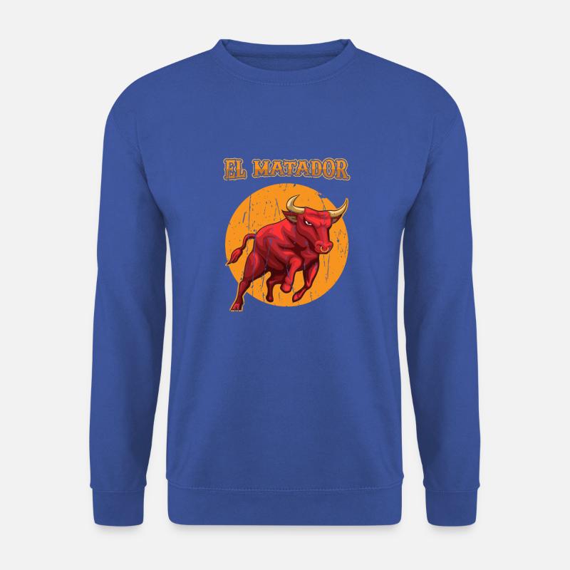 El Matador Stierkampf Stierkämpfer - Spanisch - Unisex Pullover - Royalblau