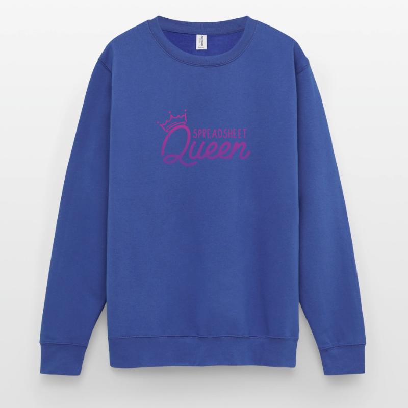 Spreadsheet Queen - data code Unisex Sweatshirt