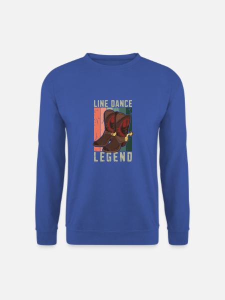 Line Dance Legend - retro - Unisex Sweatshirt - royal blue