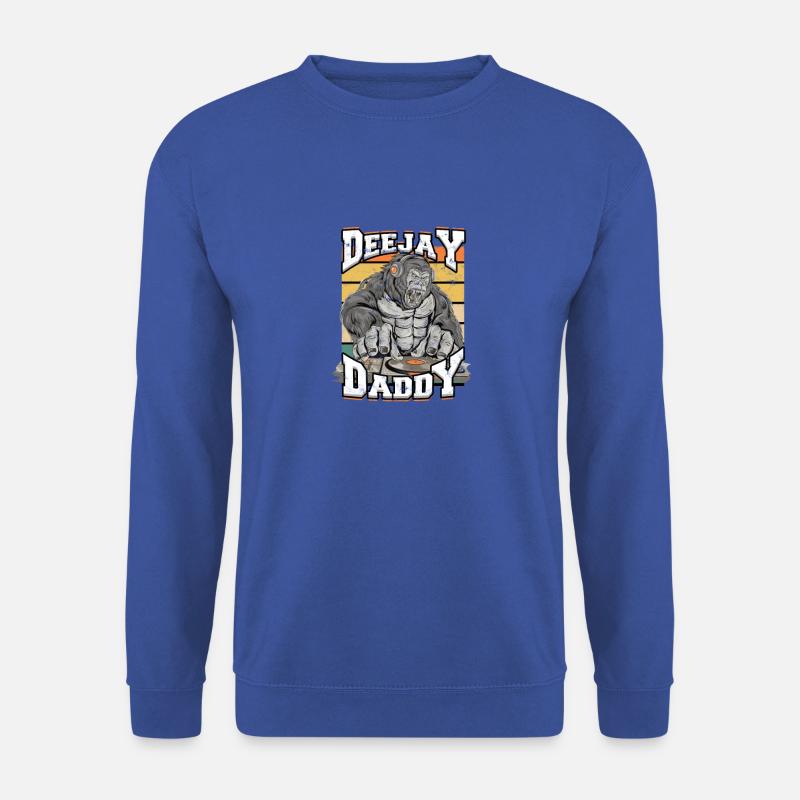 Deejay Daddy - vinyle - Sweat-shirt Unisexe - bleu royal